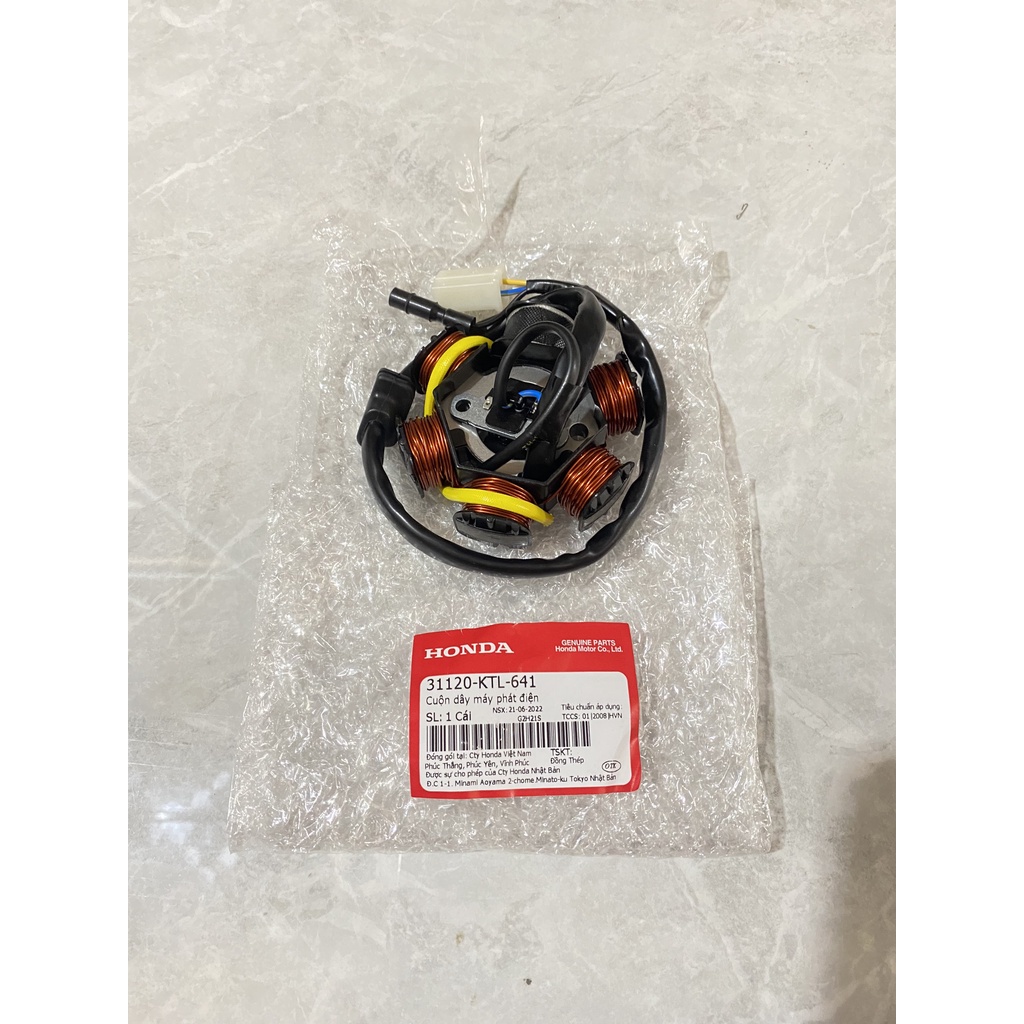 Cuộn dây máy phát điện WAVE ALPHA, WAVE RS100, WAVE RSX, WAVE S100 (31120-KTL-641)