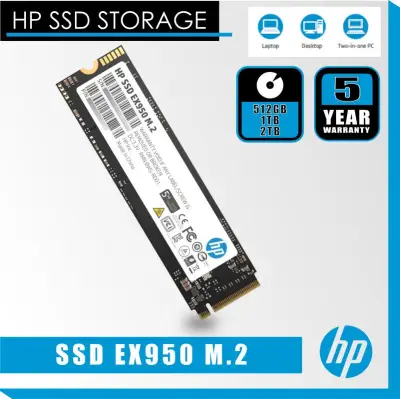 HP Gaming SSD EX950 M.2 PCIe NVMe (512GB/1/2TB) 3500/2900 RW! 3 Years Warranty