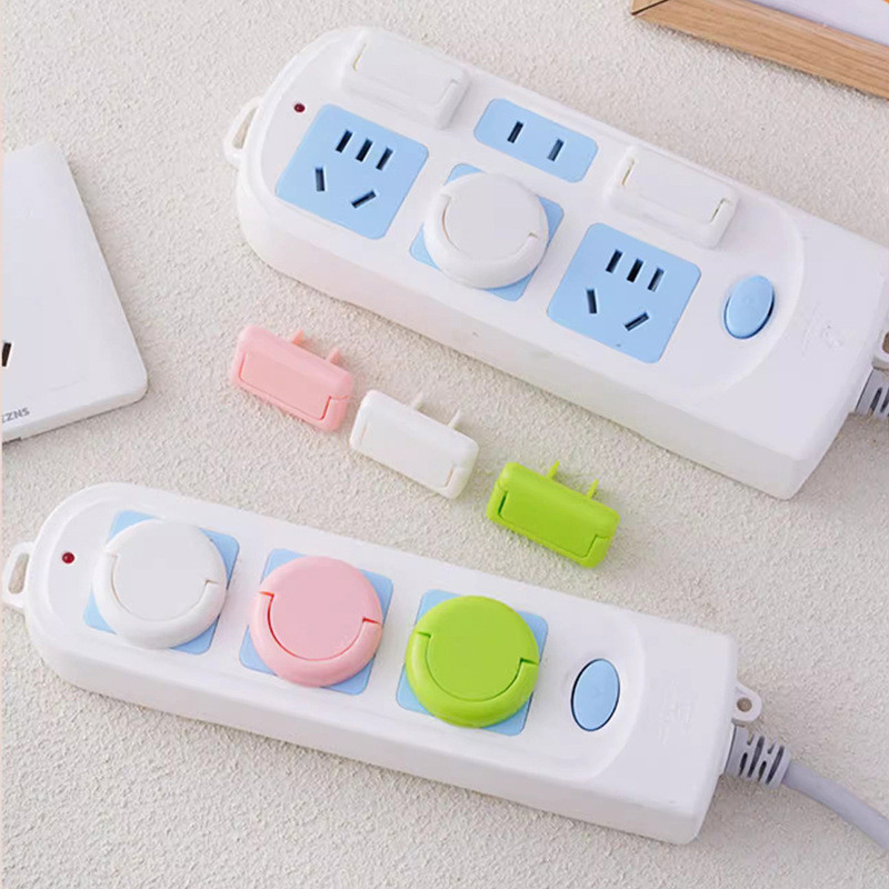 Nút Bịt Ổ Điện Chống Giật Chịu Nhiệt Có Tay Cầm Cao Cấp Bảo Vệ An Toàn Cho Bé