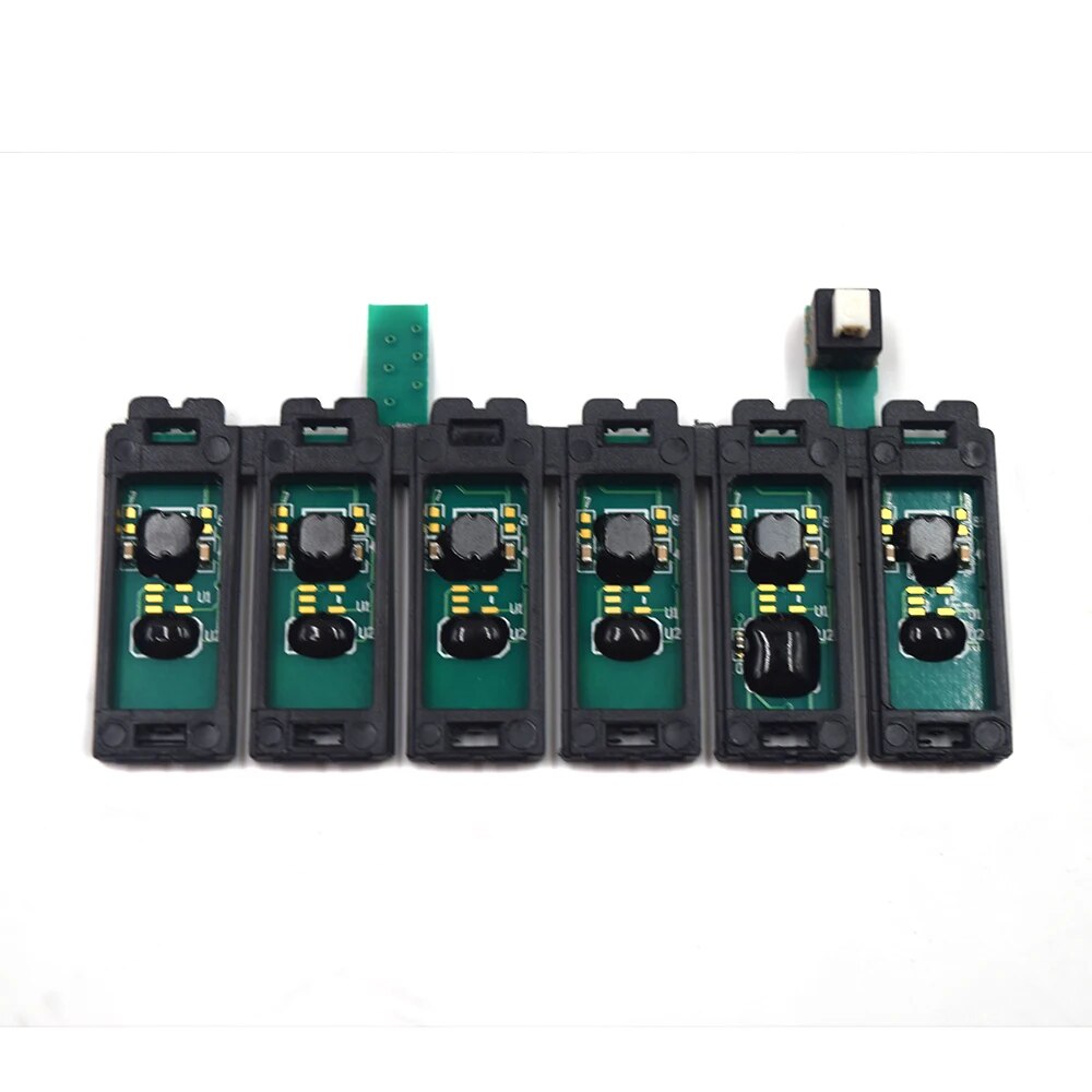 【Popular choice】 79 T0791-T0796 Permanent Auto Reset Combo Chip For Epson 1400 1430 1500w P50 Px660 Px710w Printer Ciss System