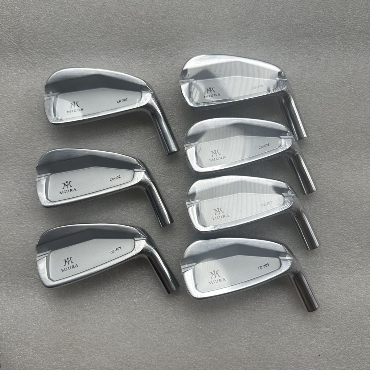 Fers à repasser Miura CB-302, clubs de golf en fer doux, fer forgé, tête seule (4-9P, 7 pièces), fers à repasser à profil Cavityback pour hommes