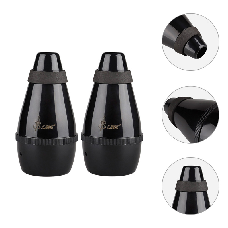 WAYDUSTORE 2 Chiếc Kèn Bịt Kèn Nhạc Cụ Tắt Tiếng Kèn Thực Hành Tắt Tiếng Kèn Tiếp Liệu