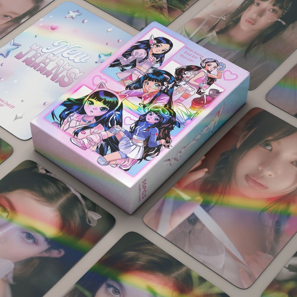 Trọn bộ 55 lomo card newjeans 2nd ep get up hologram