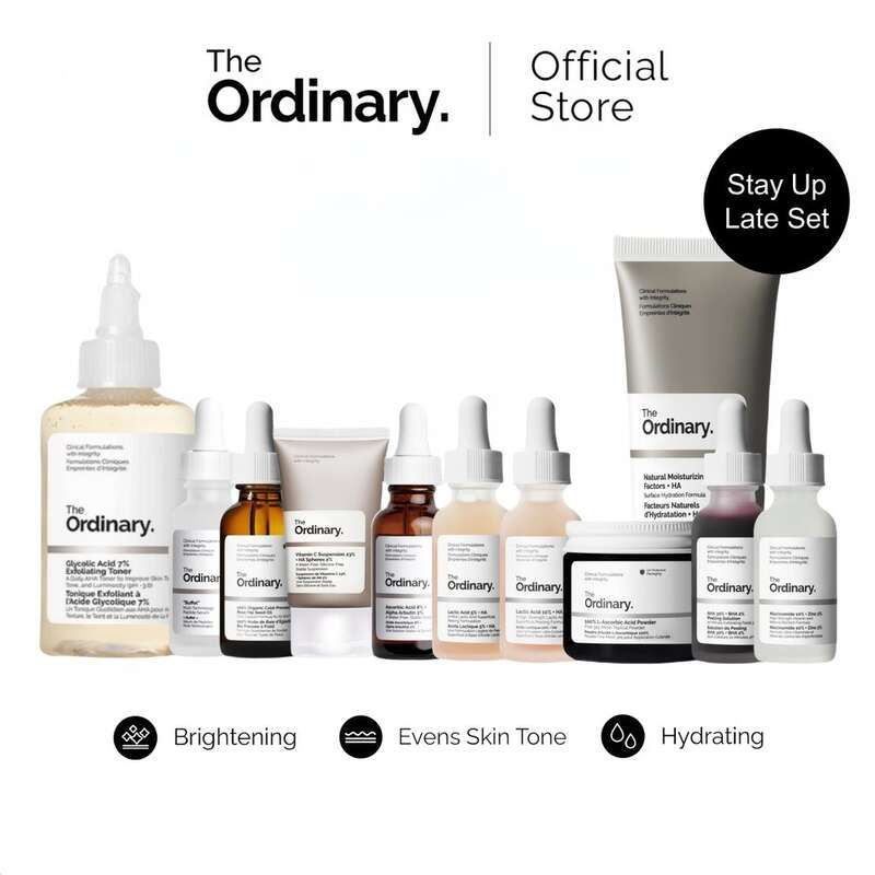 Các hoạt chất The Ordinary: Retinol, Retinoid, Alpha Arbutin, Salicylic, Axit Glycolic, Vitamin C và Caffeine