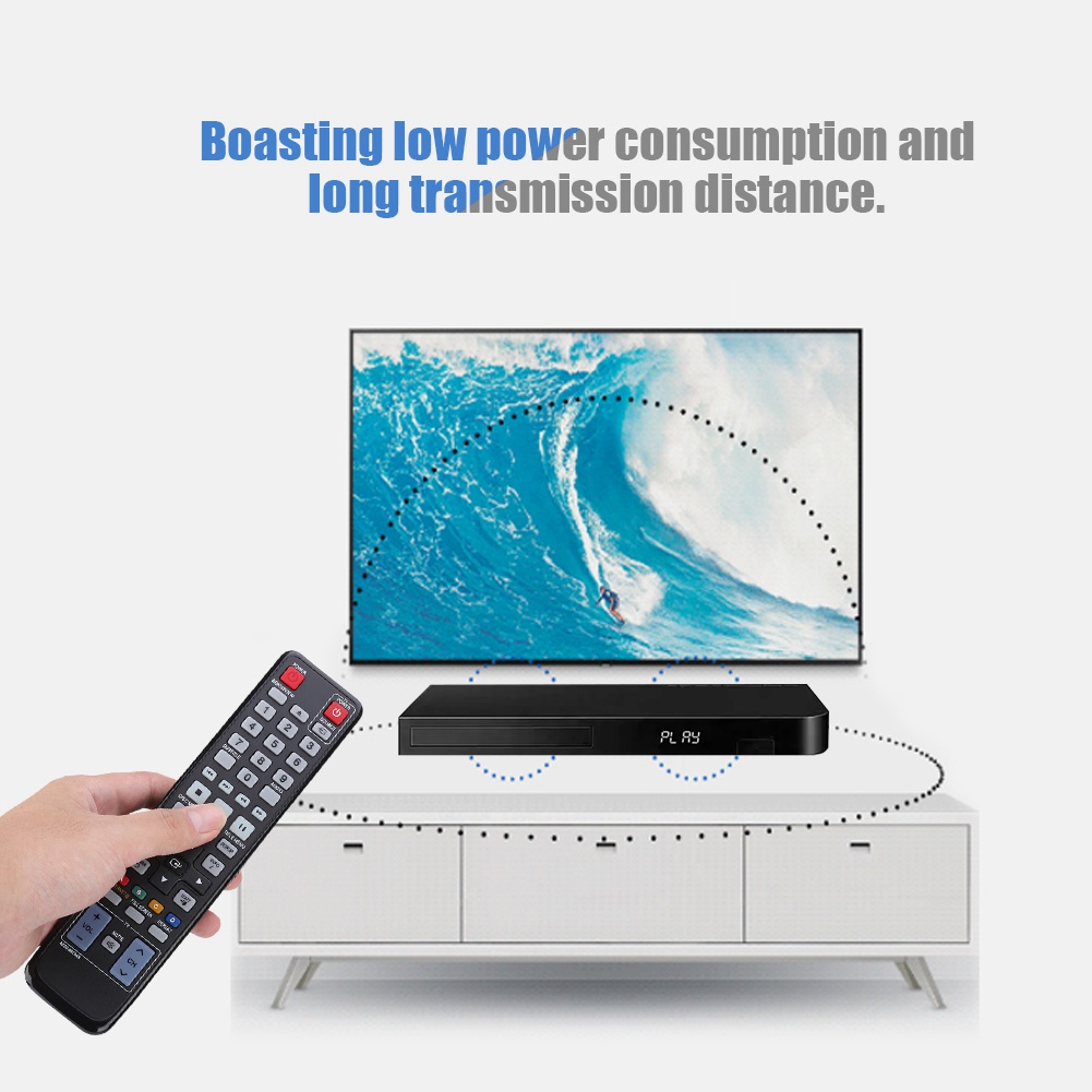 Bền DVD điều khiển cho Samsung với nút lớn DVD điều khiển cho AK59-00104R