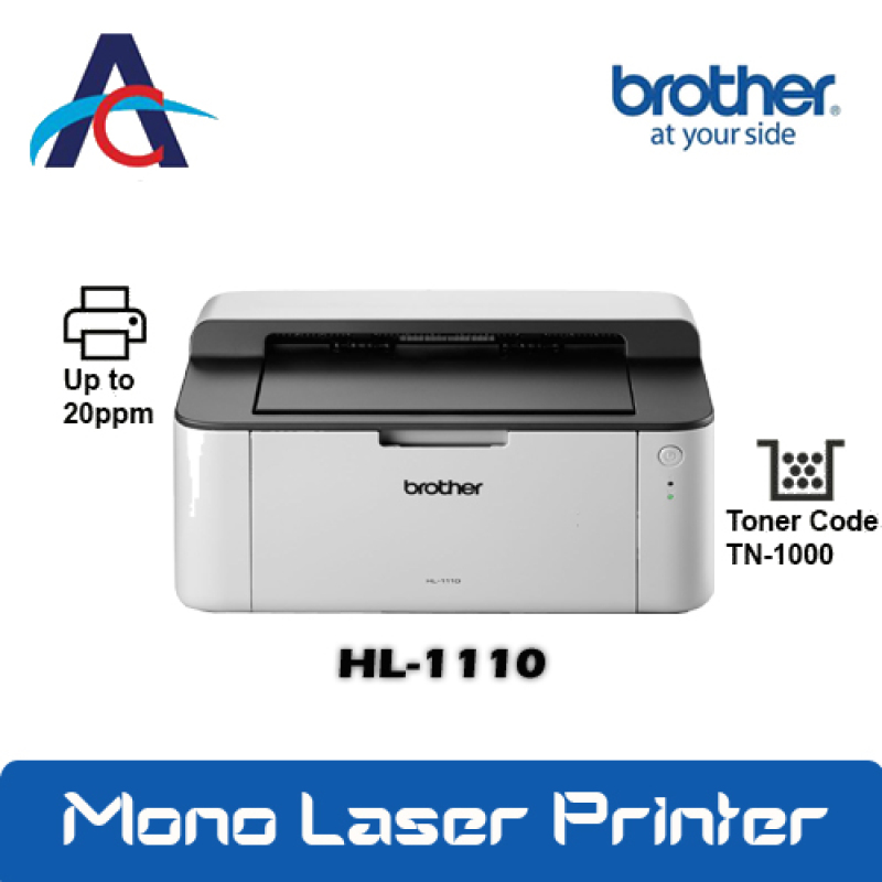 Brother HL-1110 Single Function Mono Laser Printer Singapore