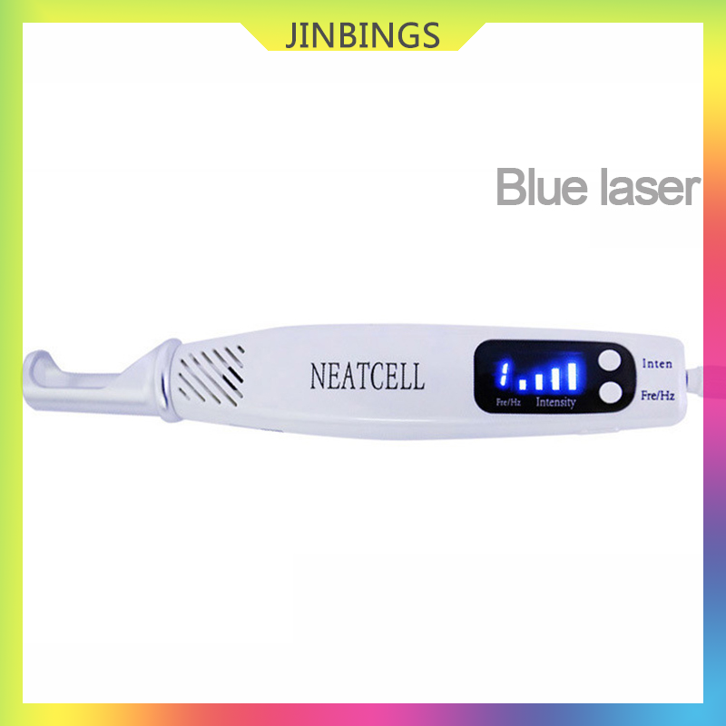 JINBINGS Pikosekunden-Laserstift, Blau-Rot-Lichttherapie-Entferner, Hautpflegegerät_voghion.com