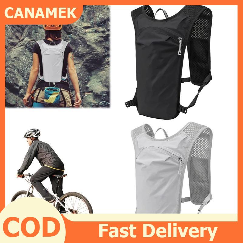 CANAMEK Unisex Chạy Hydrat Hóa Vest Cắm Trại Bàng Quang Túi Nước Gói Ba Lô Vest Cho Đường Mòn Đi Bộ Đường Dài Bánh Đi Xe Đạp Chạy Bộ Đi Xe Đạp Nước Bàng Quang
