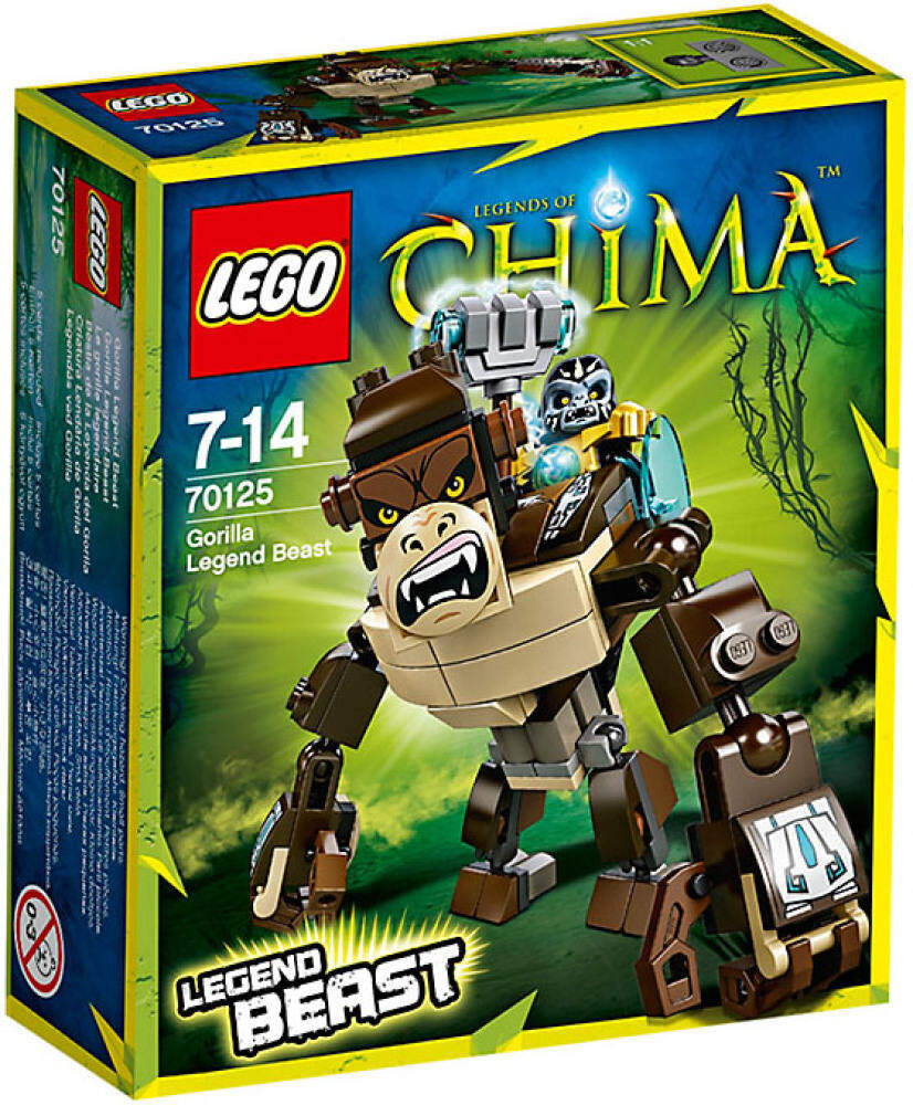 LEGO® Legends of Chima 70125 - Gorilla Legend Beast ( 2014 ) 7+ Đồ Chơi Lắp Ráp lego