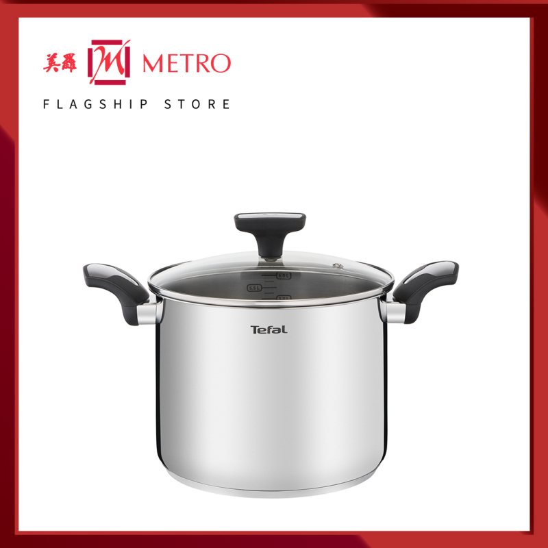 Tefal Emotion SS Stockpot 22cm E30161 Singapore