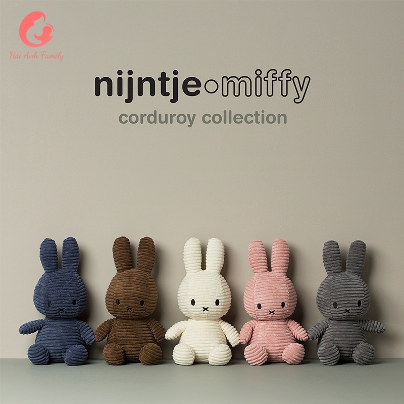 Combo 5 thỏ bông Miffy cao cấp cho bé yêu size 30Cm