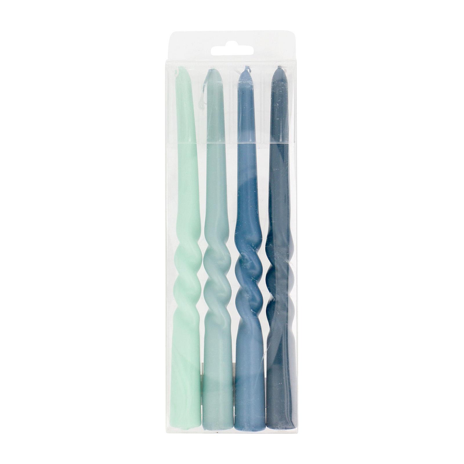 Sing Kong Whee Lush Green Gradient Taper Candle - D2.2cm x H25CM