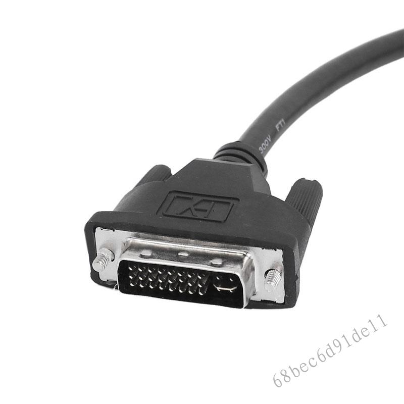 Cáp DVI sang VGA DVI-I Liên kết kép nam 24 + 5 đến VGA Nam Cáp video M/M 6 FT GRI-VN