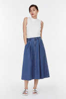 Elasticated A-Line Skirt