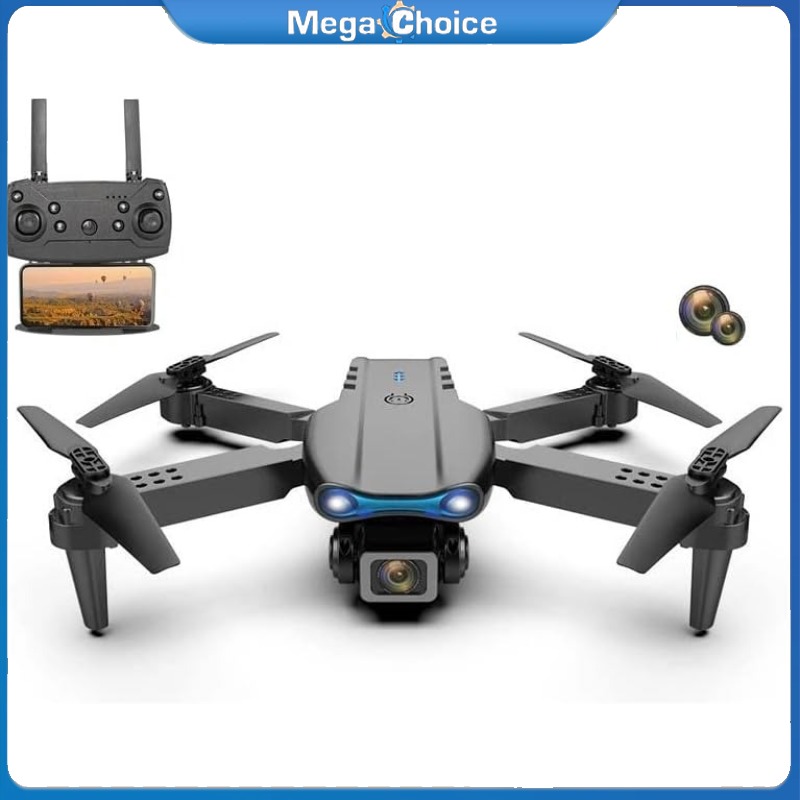 MegaChoice【Fast Delivery】E99Pro 2.4G/5G RC Drone With 4K Professional Camera 4CH Foldable Remote Control Quadcopter Toys Birthday Gifts For Beginners Kids ราคา 440 บาท*ส่งฟรี