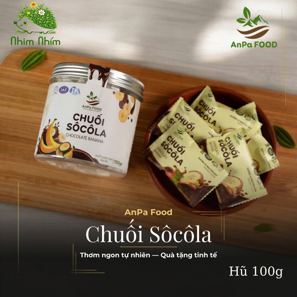 Chuối Socola AnPa Food – Món Ăn Vặt Từ Chuối Laba Và Socola