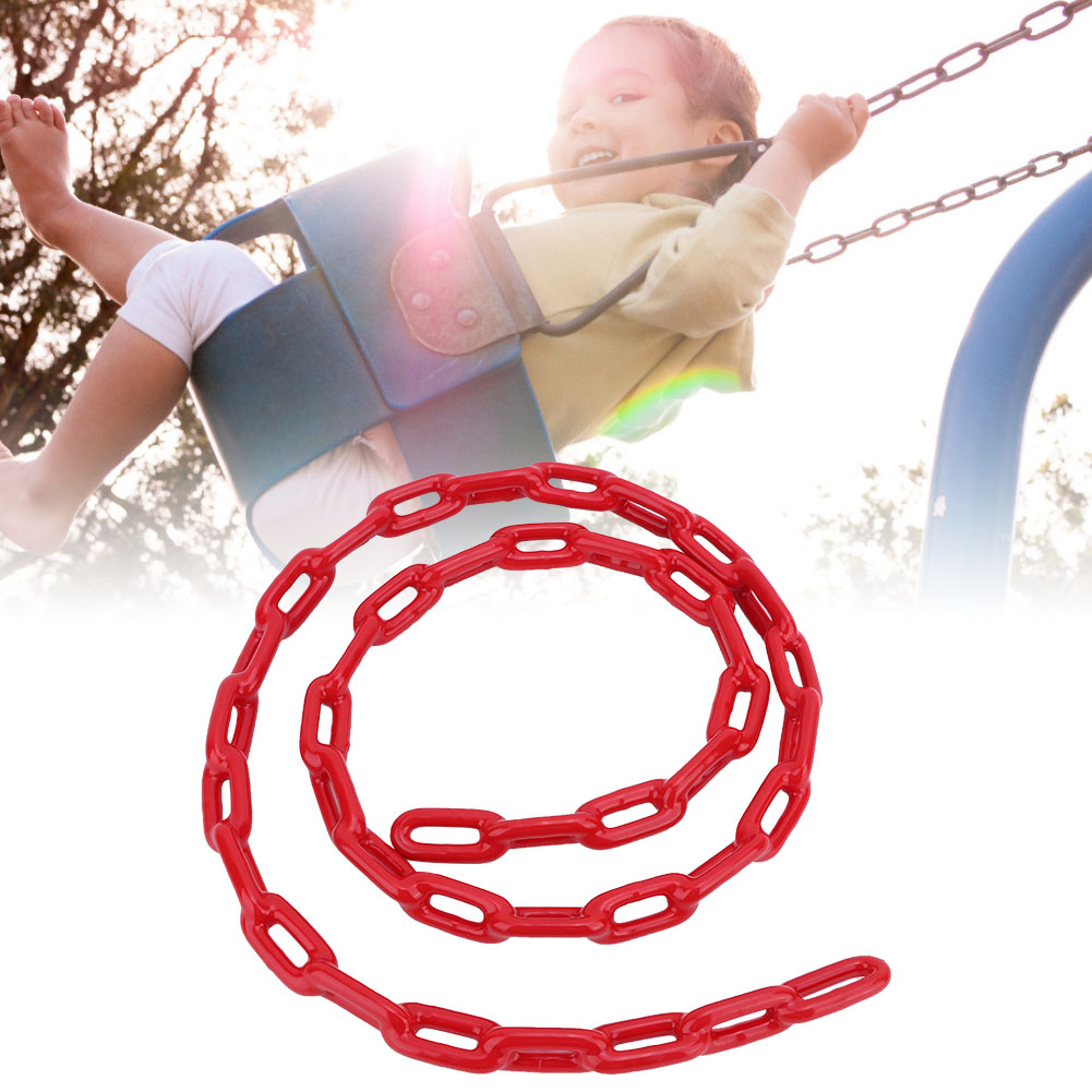 1.5m Children Swing Chain Plastic Coated Iron Playground Swing Link Chain