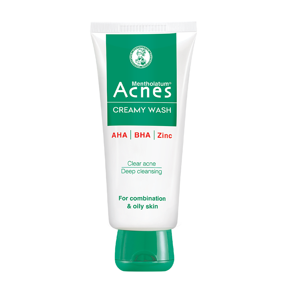 Kem rửa mặt acnes creamy wash 100g