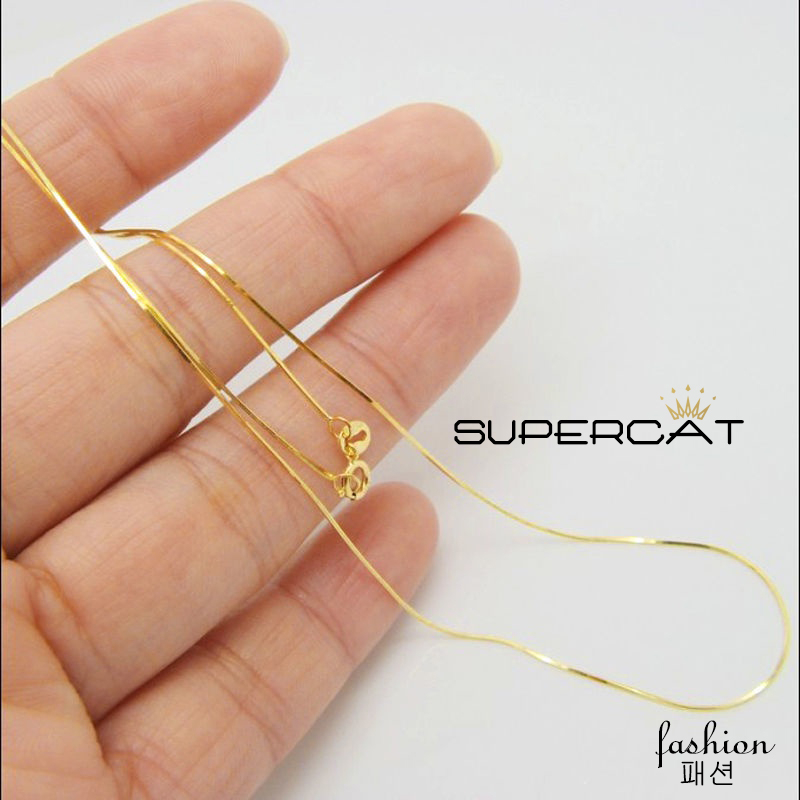 ***ของแท้100%-ของแถมมากมาย-ลด30%*** ทอง 18k Pawnable Saudi สร ้ อยคองูกระดูก Ripples K Gold Song สร ้ อยคอโซ ่ สําหรับผู ้ หญิง ราคา 1,573 บาท*ส่งฟรี