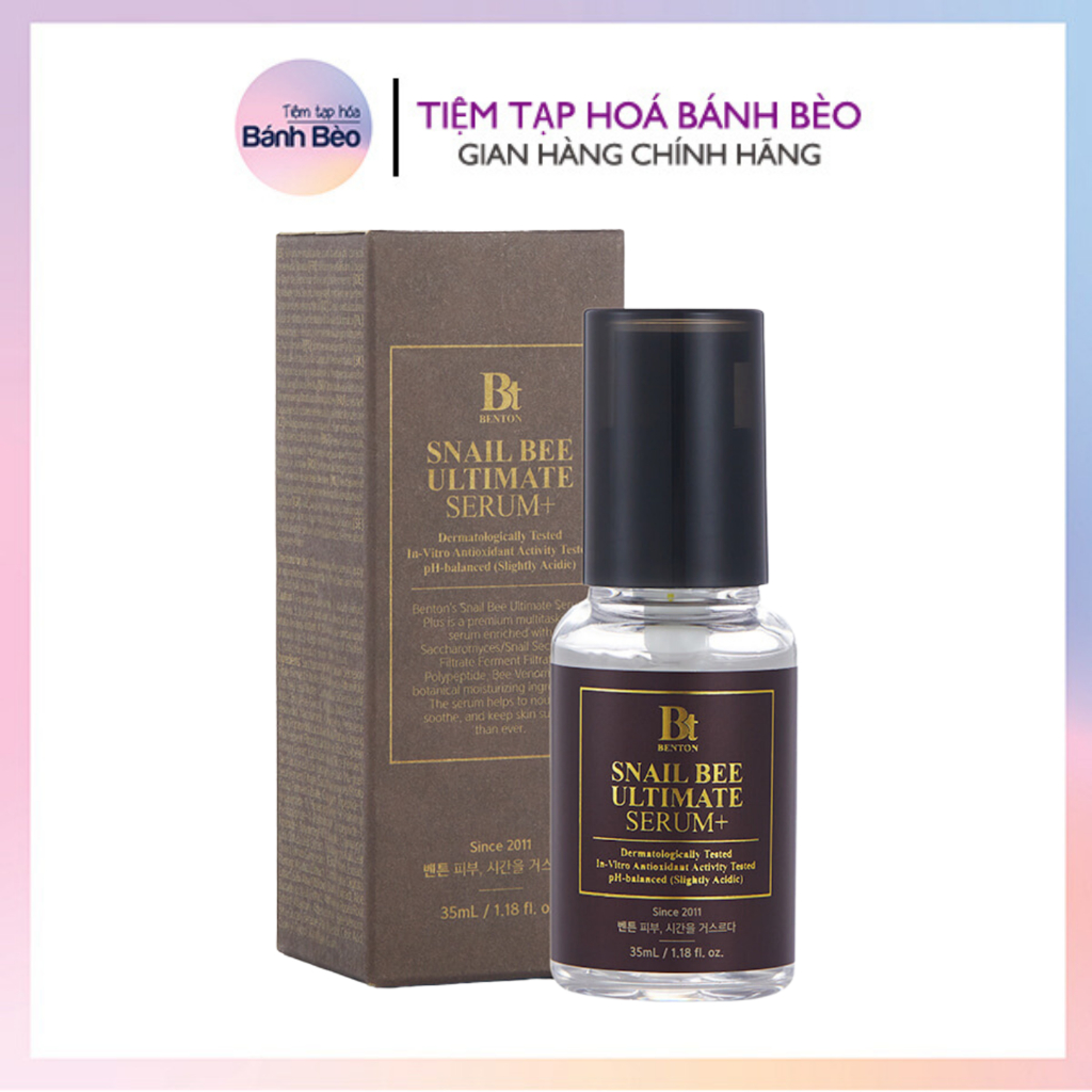 Tinh chất ốc sên Benton Snail Bee Ultimate Serum Plus 35ml