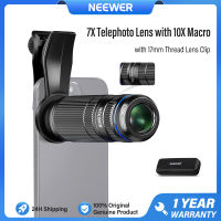 NEEWER 7X Telephoto Phone Lens Ống kính tele Ống kính điện thoại với ống kính macro 10X có kẹp ống kính điện thoại LS-36 Ultra