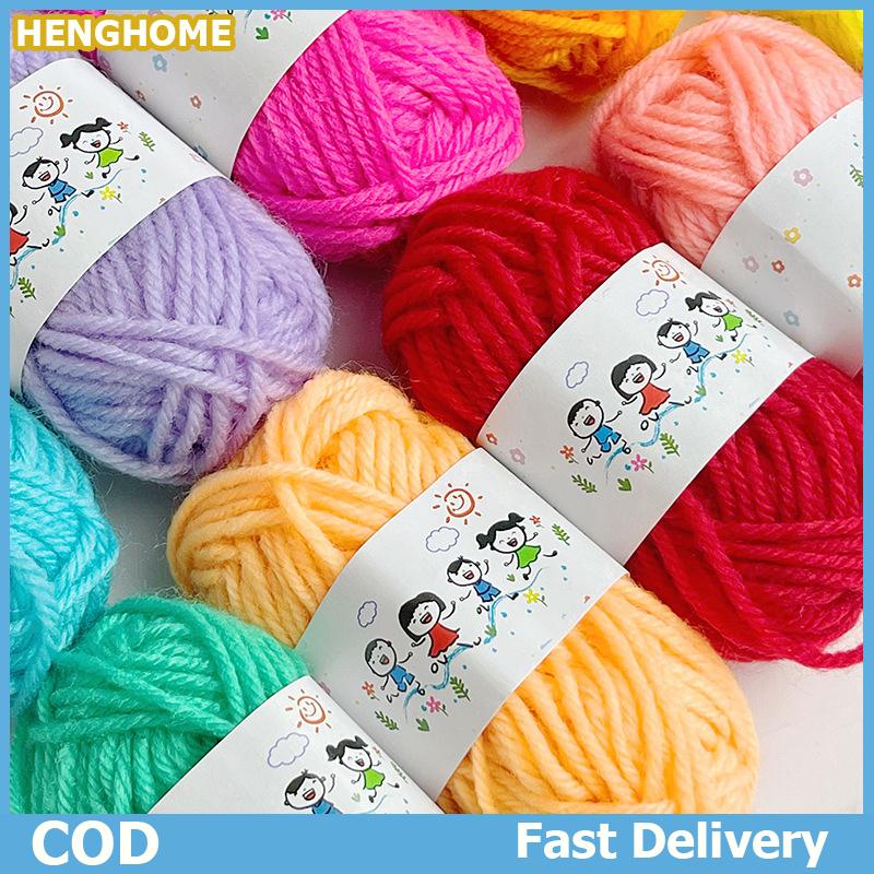 HENGHOME 12 cái mềm mại ấm áp tự làm bông len chủ đề mềm sợi chất lượng tốt hand-Knitting chủ đề cho Handmade đan móc sợi