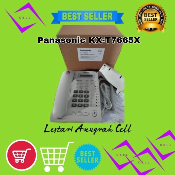 PANASONIC KX-T7665 TELEPHON DIGITAL Giá 1,140,000 Đồng*Miễn phí vận chuyển