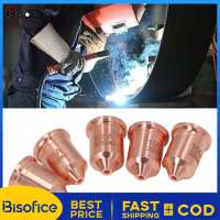 Bisofice 220990 หัวฉีดพลาสม่าไฟฉายหัวฉีดเคล็ดลับ 5 ชิ้นทองเหลืองขนาดที่ถูกต้องสำหรับ PMX 105A