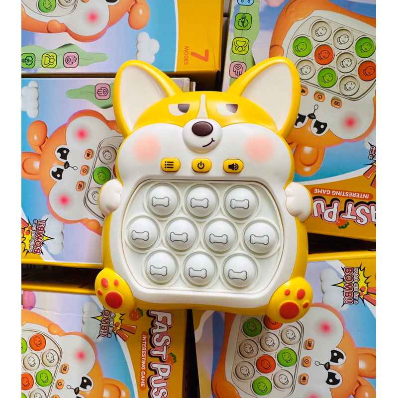  Pop It Điện Tử Pop Pit điện Tử  tặng Pin  máy chơi game giải trí theo nhạc 999level Nhựa cao cấp 