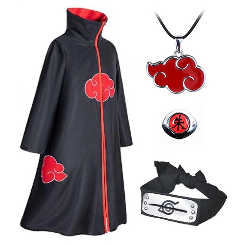 WGB Áo choàng/ phụ kiện cosplay nhân vật Uchiha Itachi trong Naruto