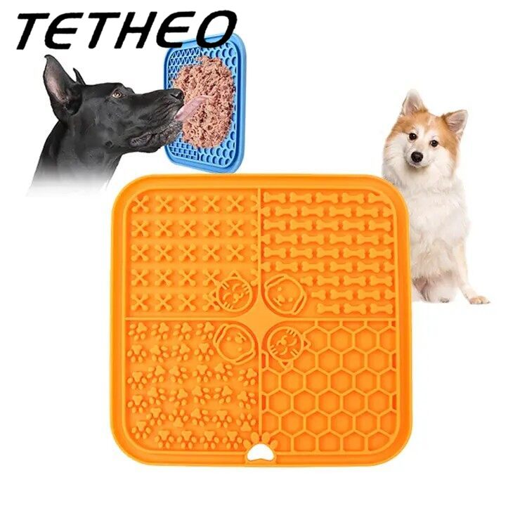 TETHEO พร้อมส่ง แผ่นซิลิโคน ชามเลีย แผ่นเลีย ของเล่นฝึกสุนัข แมว กันสําลัก แบบโต้ตอบ สินค้าจัดส่งจากไทย ส่งด่วน ราคา 44 บาท*ส่งฟรี