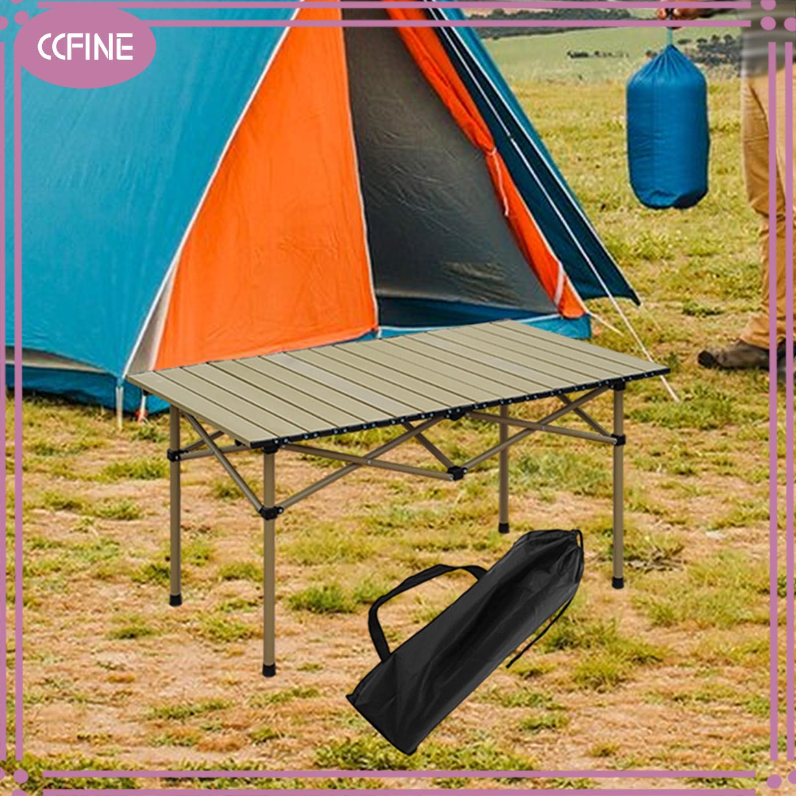 Ccfine Gấp Cắm Trại Dã Ngoại 4 người ổn định có thể gập lại mạnh mẽ dễ dàng để thiết lập cho các chuyến đi bãi biển cắm trại tailgating đi bộ đường dài