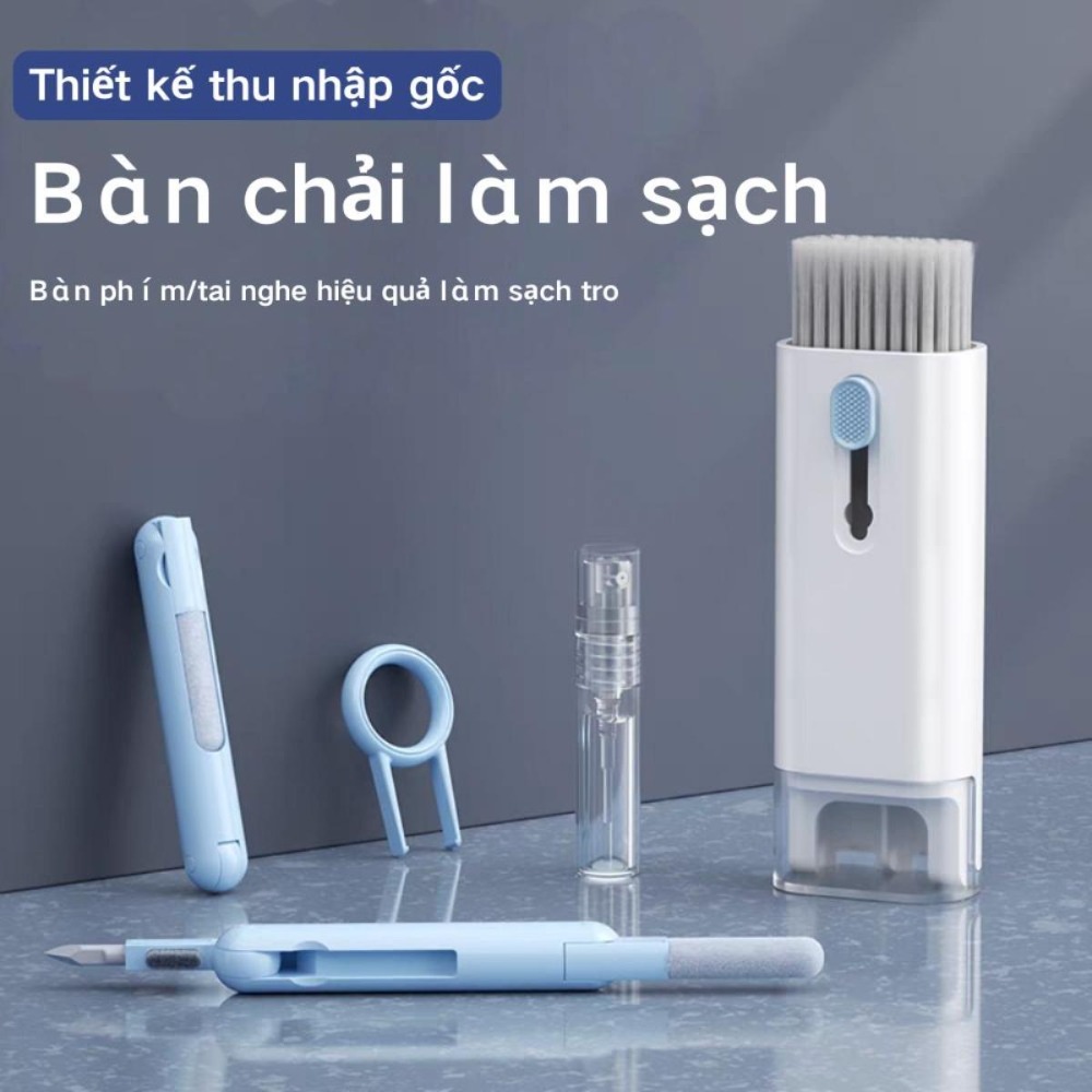 Bàn Laptop Điện Thoại Tai Nghe Công Cụ Phụ Kiện Màn Hình Năng Lực Làm Sạch Vệ Sinh Cầm Tay Đa Năng 7 Trong 1