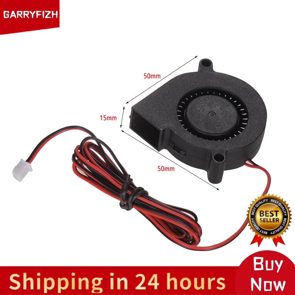 GARRYFIZH 5015 Brushless พัดลมระบายความร้อน DC 12V 0.19A Turbo พัดลมขนาดเล็ก Ultra-Quiet แบริ่งน้ำมัน 6500RPM ขนาด 50x50x15 มม.สำหรับ DIY 3D เครื่องพิมพ์ ราคา 57 บาท*ส่งฟรี