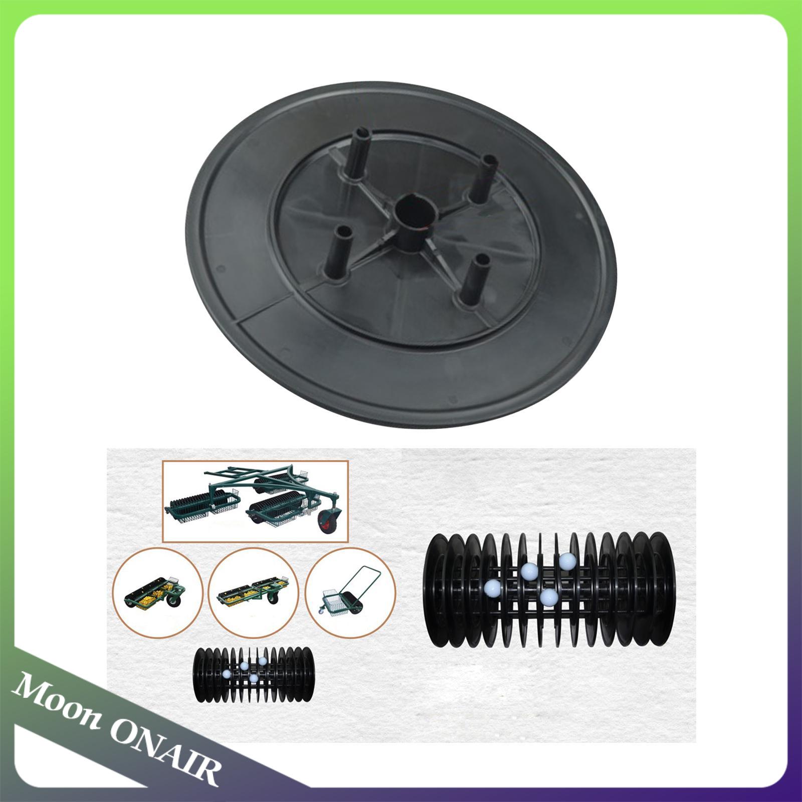 Mặt Trăng onair Phanh Trống Golf Pickup Trống chống mòn 30Cm/11.81Inch Phanh Trung Tâm Trống Cho Ngoài Trời Thể Thao Tòa Án, Màu Đen