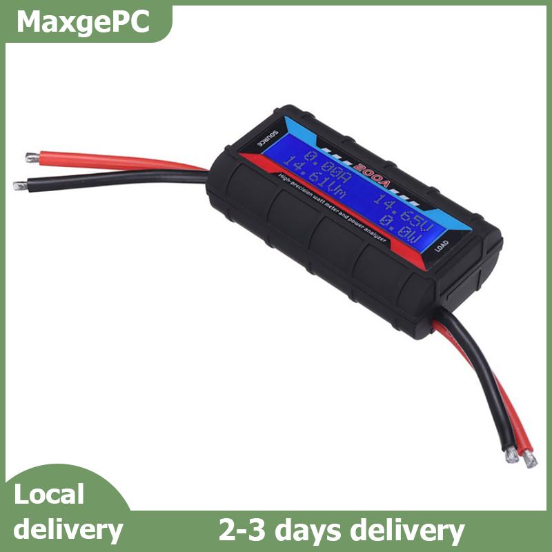 MaxgePC Ft08 RC 150A độ chính xác cao Watt mét Điện phân tích đèn nền LCD wattmeter