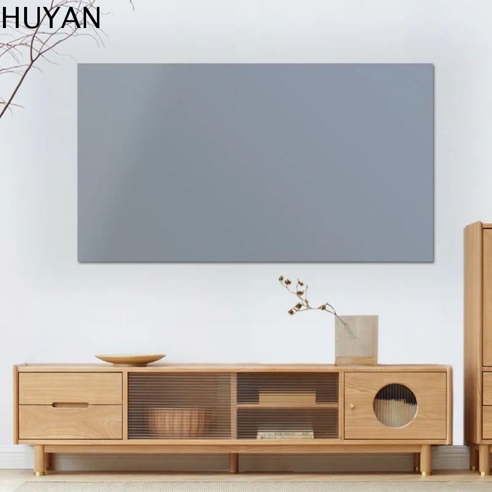 HUYAN Chống ánh sáng Màn hình máy chiếu HD 16:9 Màn hình chiếu có thể gập lại Trình chiếu 4K Màn hình mềm gập lại Trong nhà