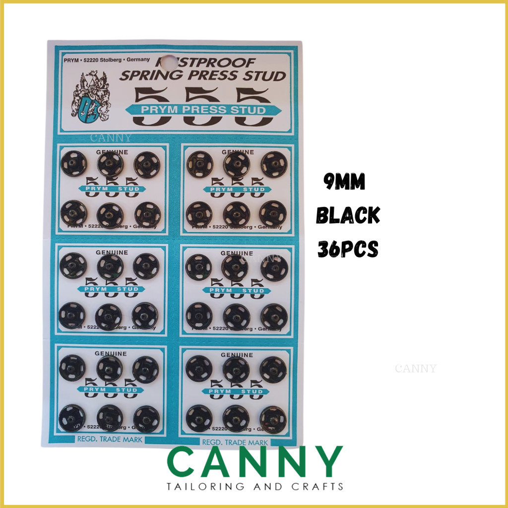 1 SET PRYM BUTANG KATIP / BUTANG SNAP / SNAP FASTENER SPRING PRESS / SNAP BUTTON MULTI SIZE 9MM 11MM 7MM
