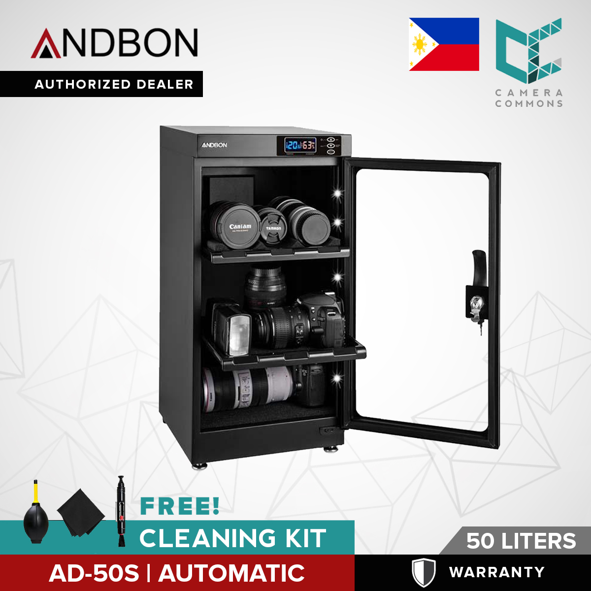 ANDBON AD-50S 50L Digital Control Dry Cabinet