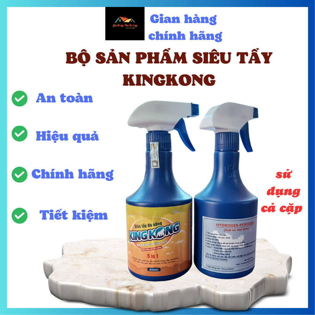 Siêu tẩy đa năng KingKong . Tẩy mốc, tẩy vết bẩn cứng đầu , tẩy xoong nồi, đồ nhựa...