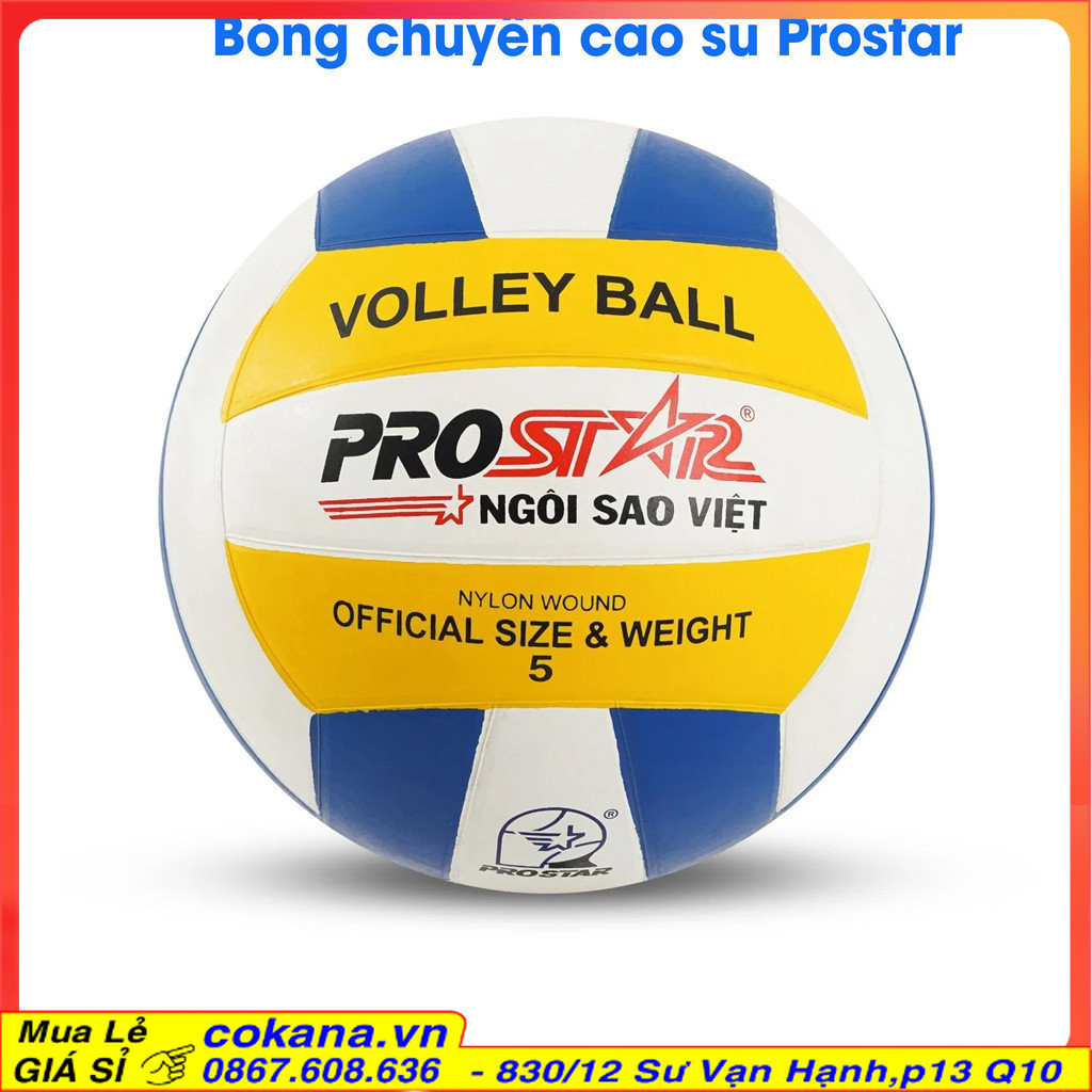 Banh Bóng Chuyền Prostar Size 5 - Quả Banh Bóng Chuyền Chính Hãng, Chất Lượng Vượt Trội, Giá Cạnh Tranh