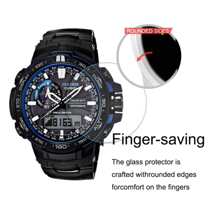 10pcs Bulk For Casio G-Shock GA100 GA110 PRW6000 PRW6100 0.3mm 2.5D Clear 9H Premium Tempered Glass screen protector Smartwatch