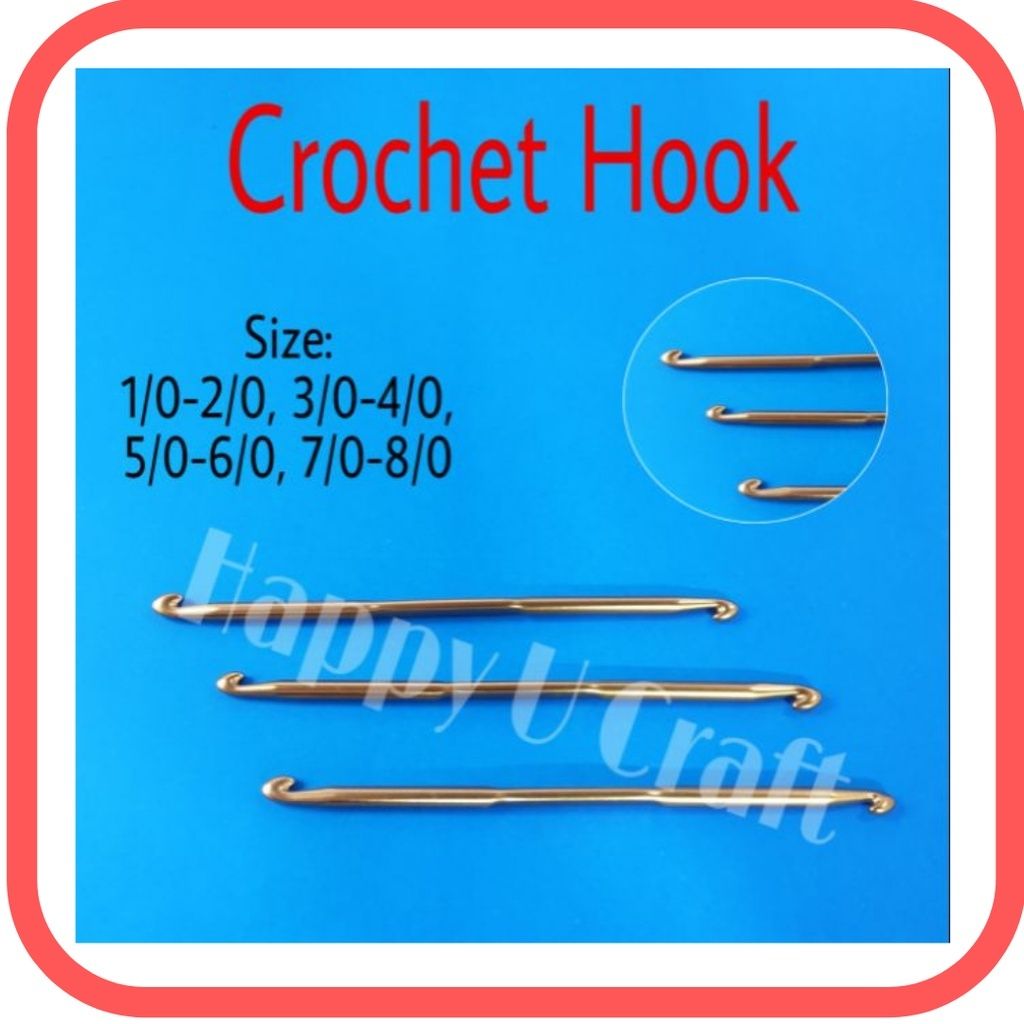 Crochet Hook / Jarum Kait (Double Point)