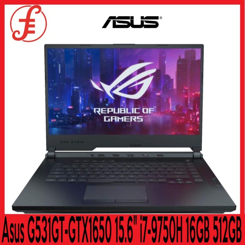 Asus G531GT-GTX1650 15.6 i7-9750H 16GB 512GB W10 Laptop FREE GAMING HEADSET WITH MIC WHILE STOCKS LAST (G531GT)