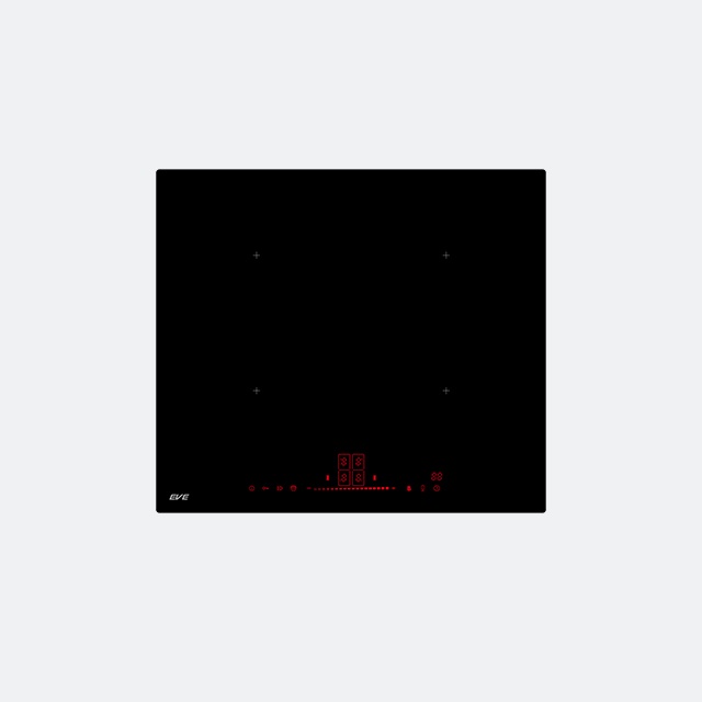 (Eve) เตาแม่เหล็กไฟฟ้า 4 หัว แบบฝัง (เตา induction) HB60-4INDIVS/TC V2 ราคา 19,990 บาท*ส่งฟรี