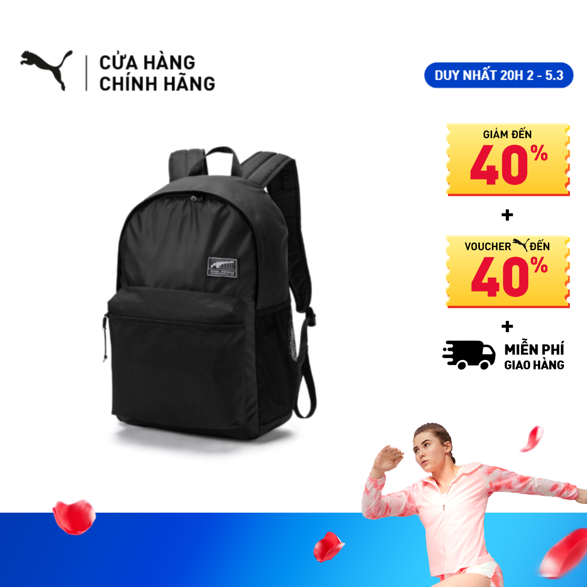 Balo thời trang Puma Unisex Academy Backpack 075733_01