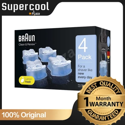 Braun CCR4 Clean&Charge Refills 4 Pack