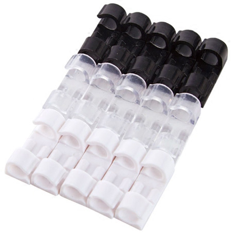 VỈ 20C KEO 3M MỚI Nẹp Cố Định Dây Điện Kẹp Giữ Cáp Sạc Nẹp Dây Điện Chống Rối SUNNY DAY
