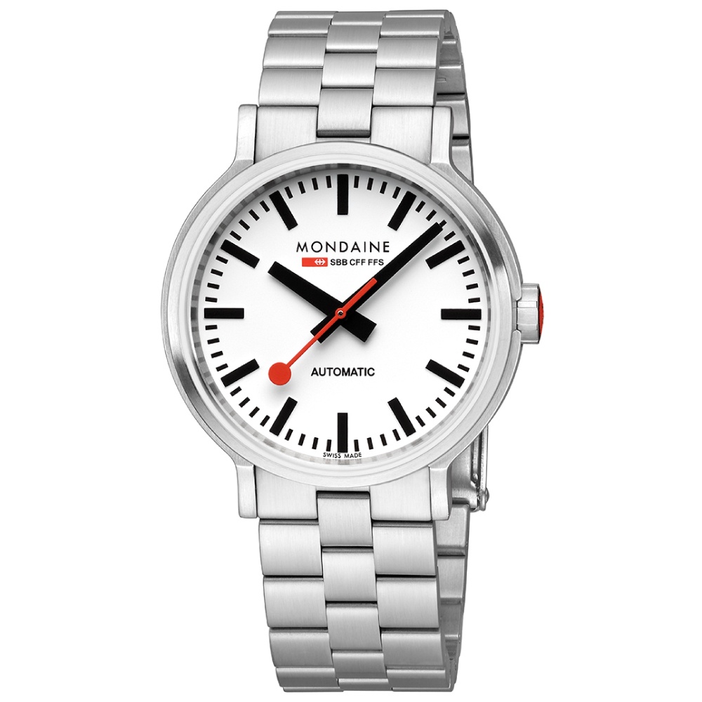 (ของแท้ประกันช้อป) Mondaine นาฬิกา ORIGINAL AUTOMATIC, 41MM, STAINLESS STEEL AUTOMATIC WATCH MST.4161B.SJ นาฬิกาข้อมือ ราคา 29,500 บาท*ส่งฟรี