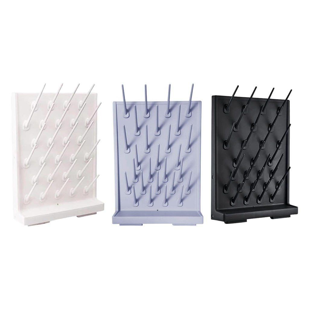 27 หมุด Lab Glassware ขวดราวตากผ้าอุปกรณ์เสริมที่ทนทาน 4.7x10.15.7x21.6 นิ้ว ราคา 1,340 บาท*ส่งฟรี